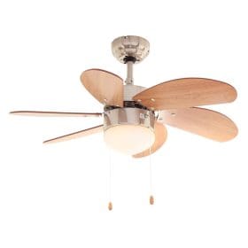 TURBO SWIRL CEILING FAN 3 CHERRY WOOD